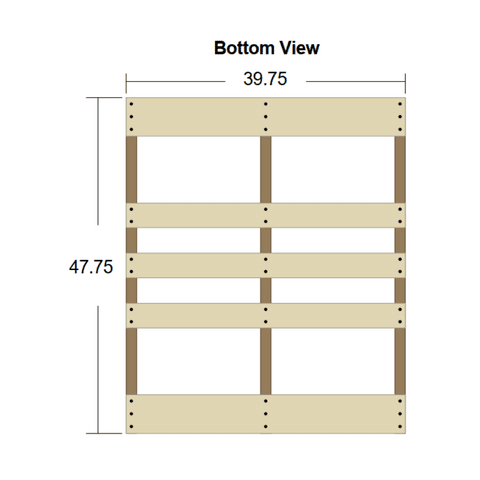 Pallet Plus Specification Bottom View